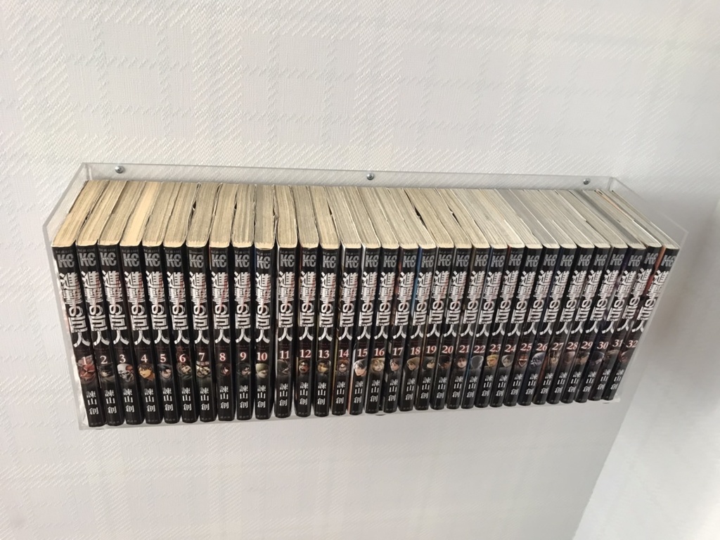 アクリル・コミックシェルフ