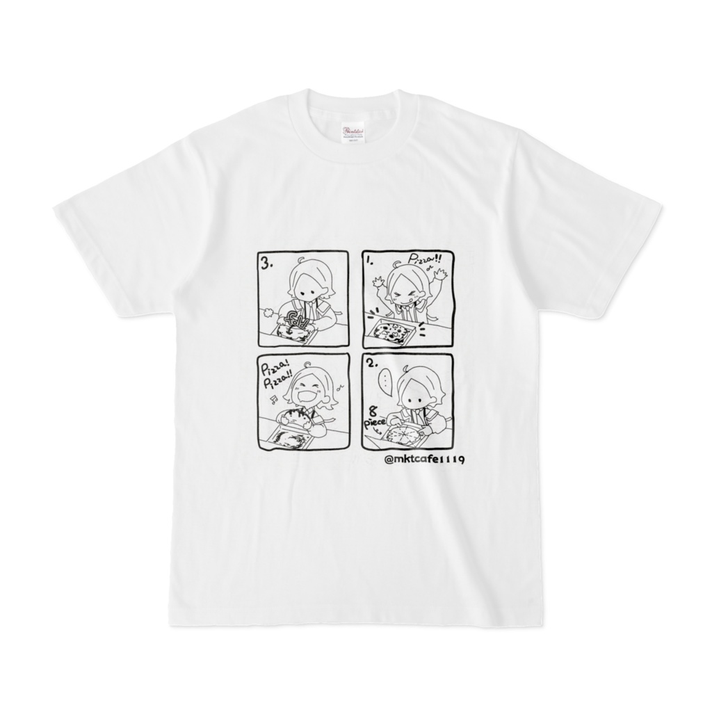 シンプルTシャツ【ピザ】by巴みこと