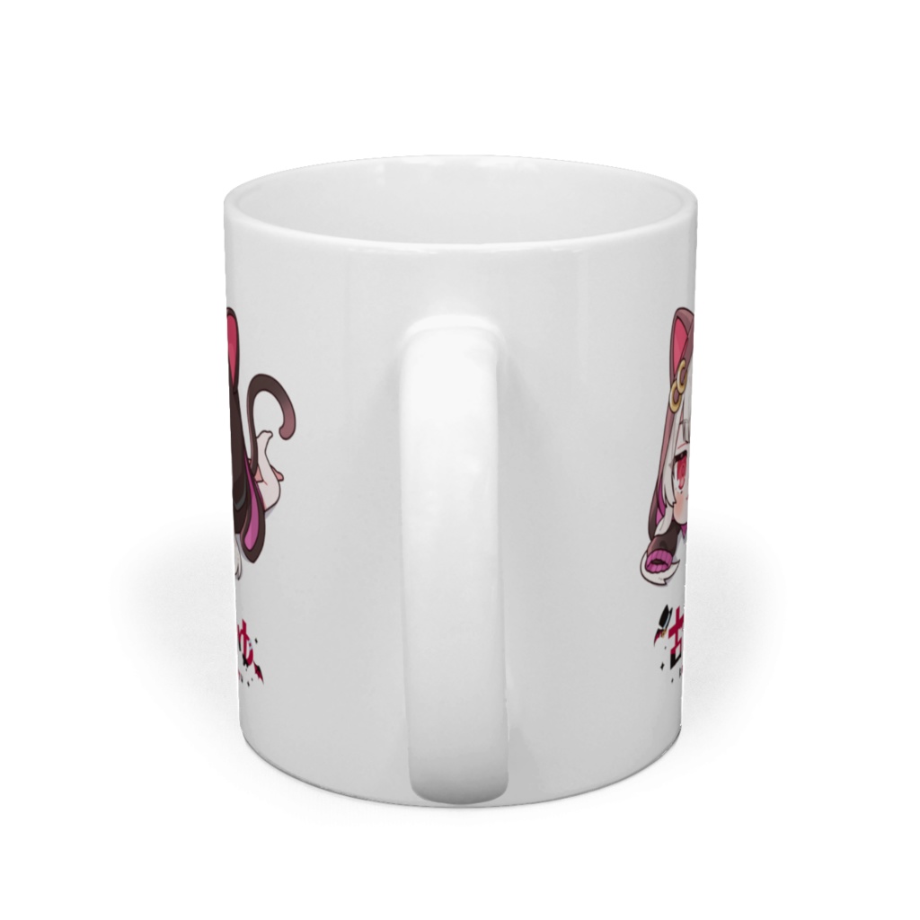 古守ちゆ ロゴ入りねこもりマグカップ