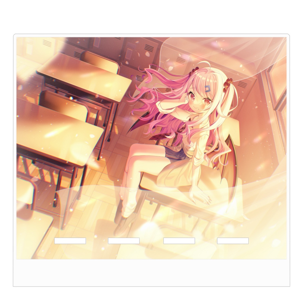 ギャル衣装アクリルスマホスタンド(古守ちゆbilibili3周年記念グッズ)