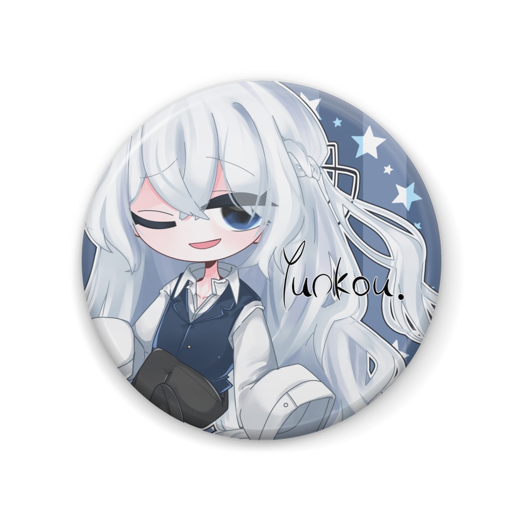 未来ユン 缶バッチ