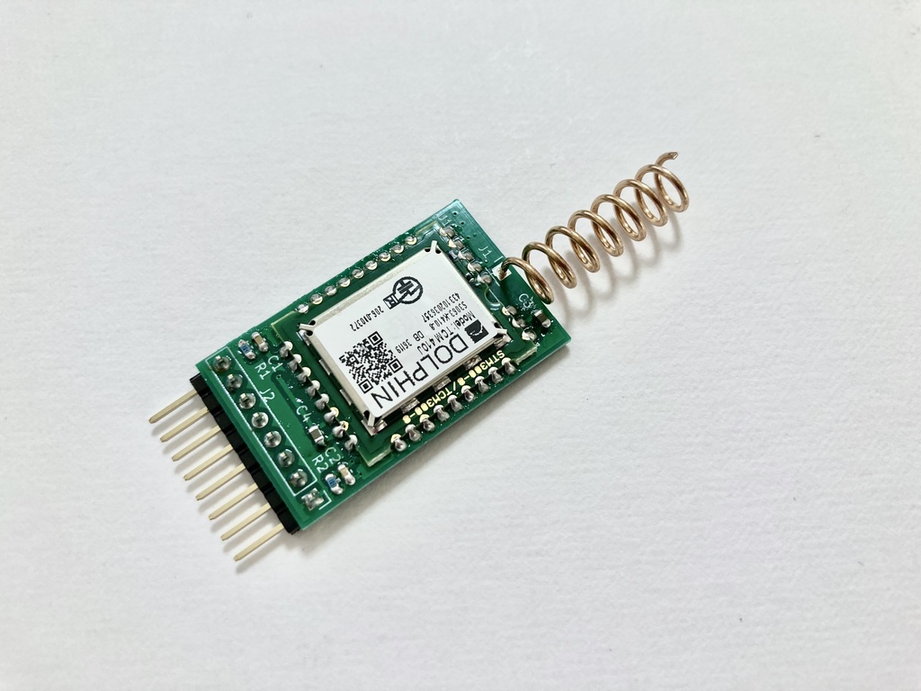 M5StickC用 EnOcean Hat(ヘリカルアンテナ付き)