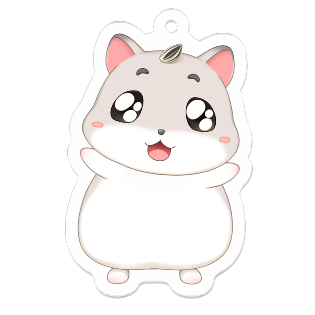 もちはむACキーホルダー　キラッ