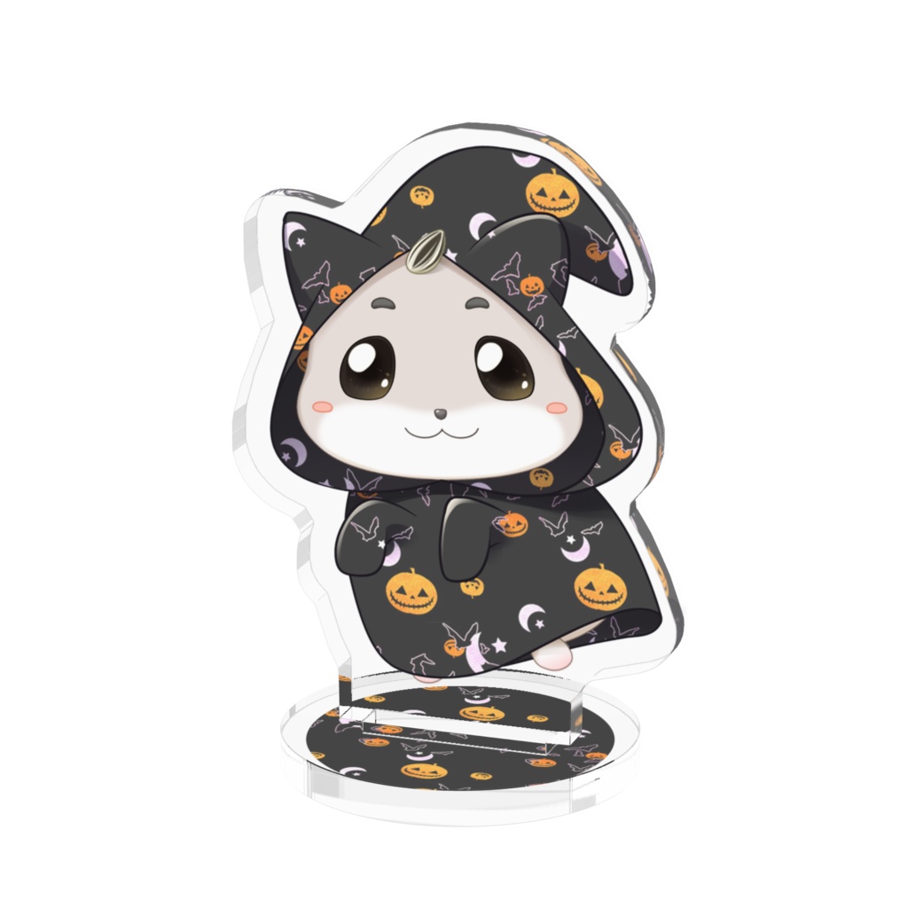 もちはむACフィギュア　ハロウィン黒