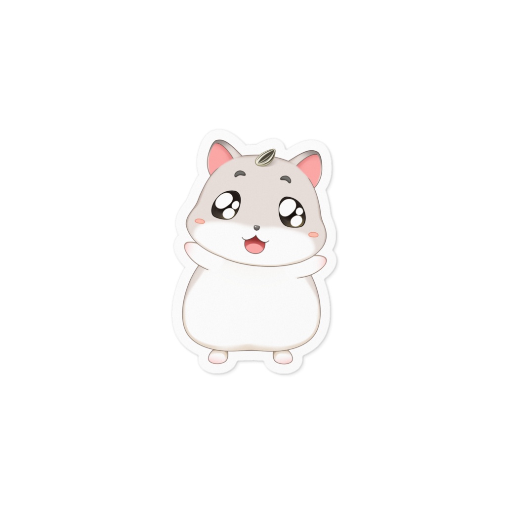 もちはむステッカー キラッ