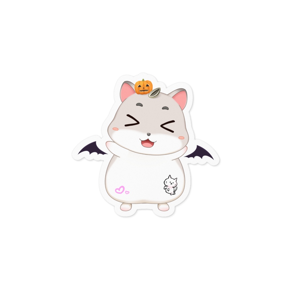 もちはむステッカー ハロウィン
