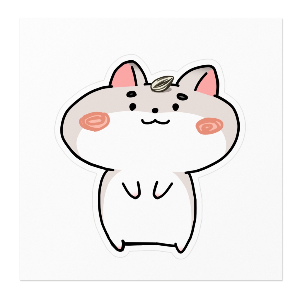 ミニもちはむステッカー