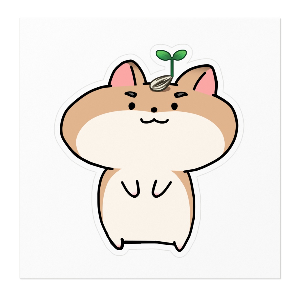 ミニおじはむステッカー