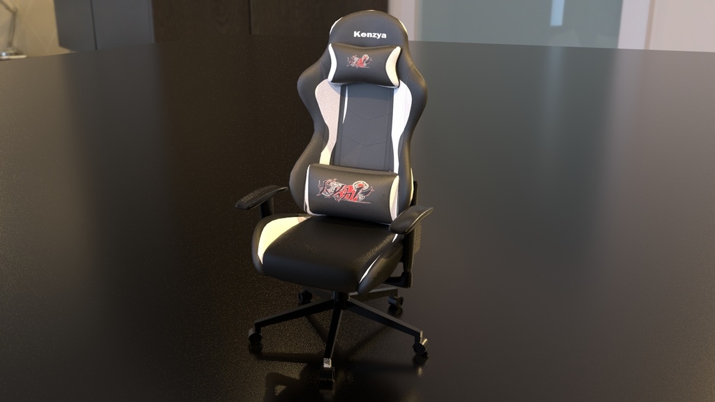 VRChat想定3D家具【GamingChair】