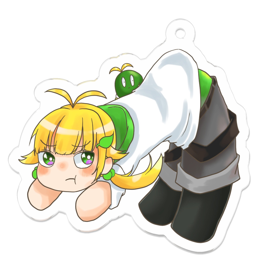 卯波月葉のつまみ上げアクリルキーホルダー