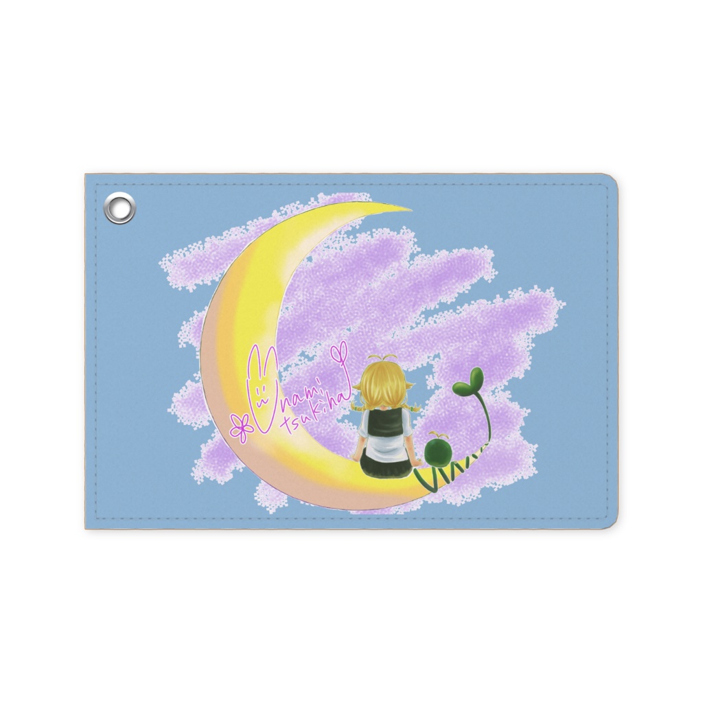 卯波月葉のパスケース【芽吹き隊デザイン】