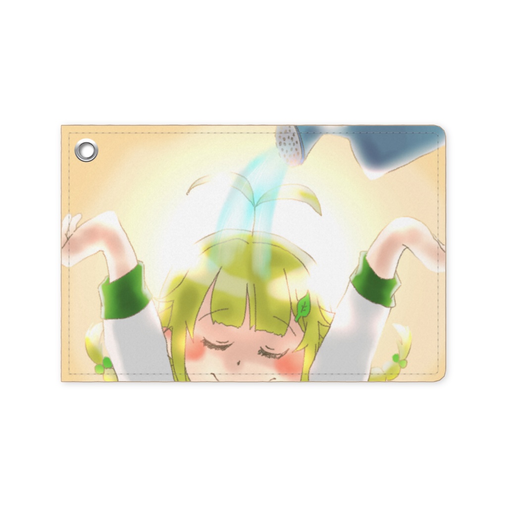 卯波月葉のパスケース【うなみのタネデザイン】