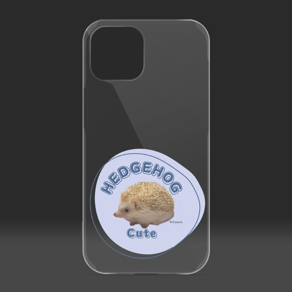 ウニmaruクリアスマホケース