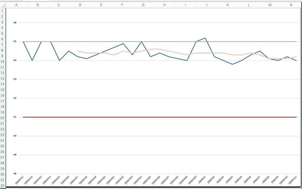 【本気で痩せたい方へ】劇的変化が見える!Excelダイエット管理表|モチベ特化型