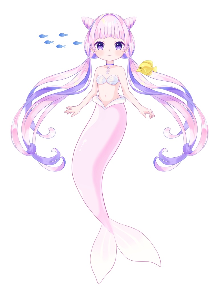 VTubeStudio対応 人魚の女の子