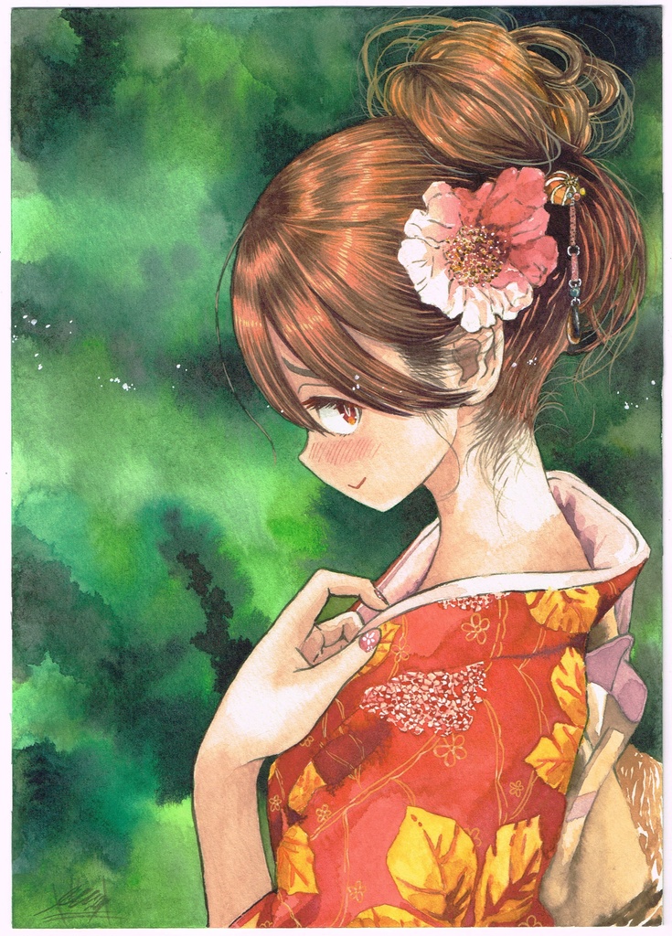 振袖少女
