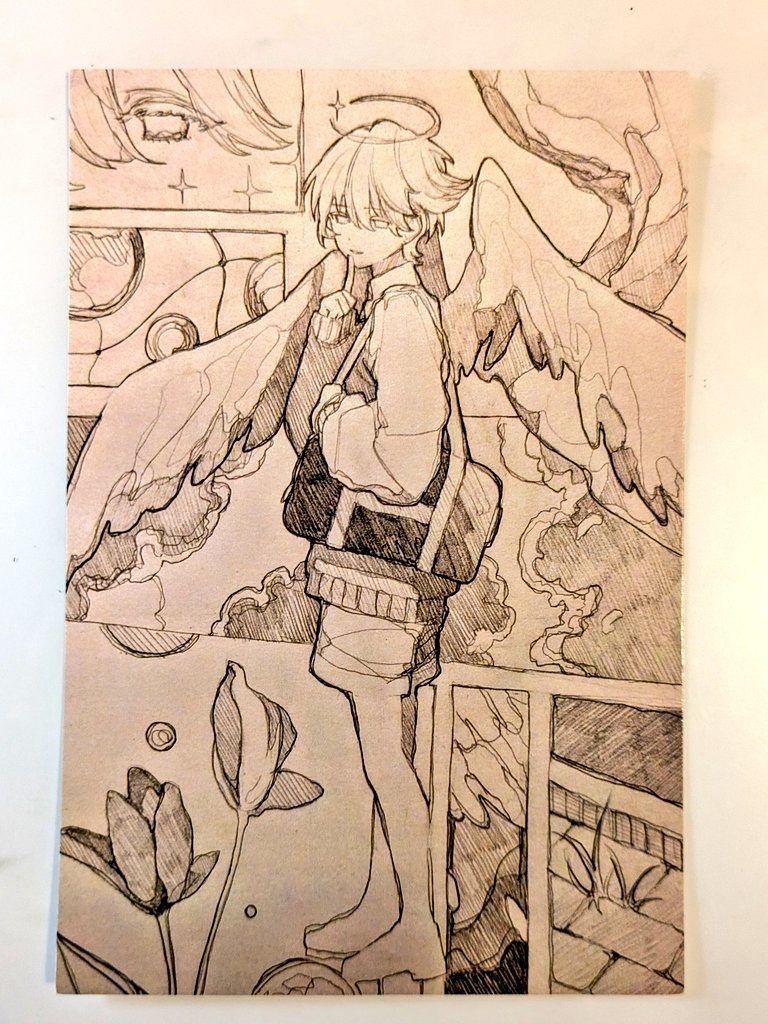 ポストカード 天使