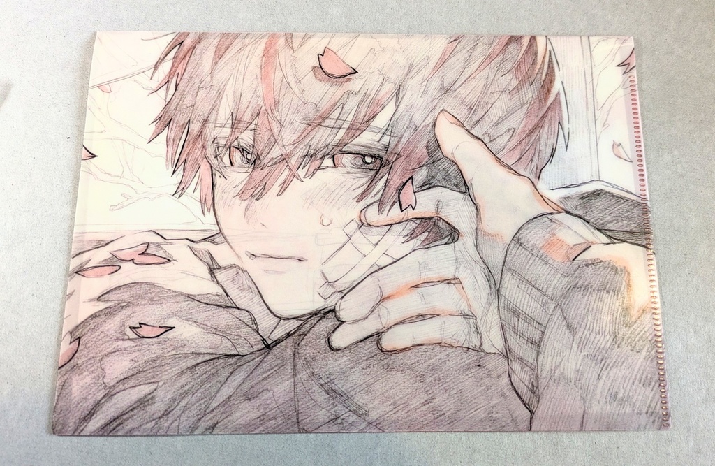 「花に触れる」クリアファイル