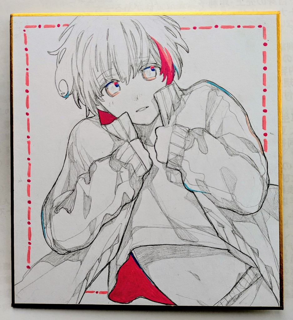 ジャージ男士  色紙