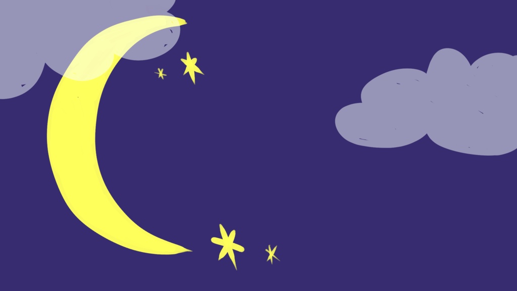 【無料配布】おやすみVTuber GIF動画〜本人画像を差し込める!〜