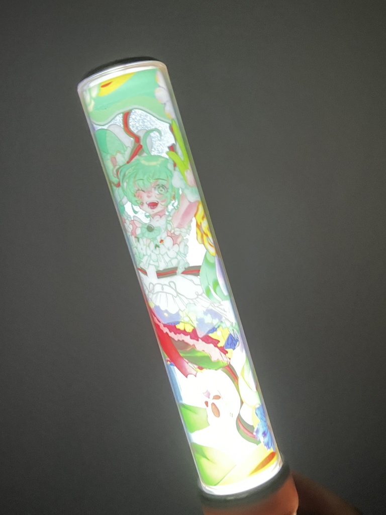 Blooming 初音ミクさんミニクリアポスター2種セット(ペンライトフィルムにも)