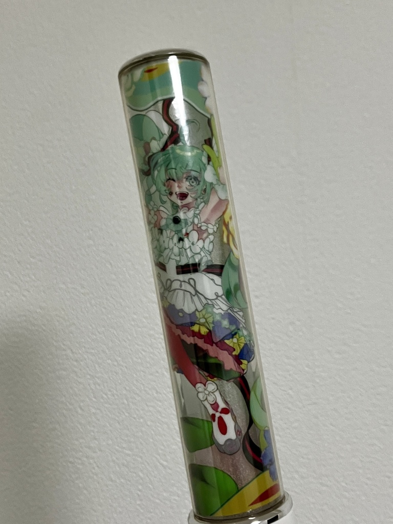 Blooming 初音ミクさんミニクリアポスター2種セット(ペンライトフィルムにも)