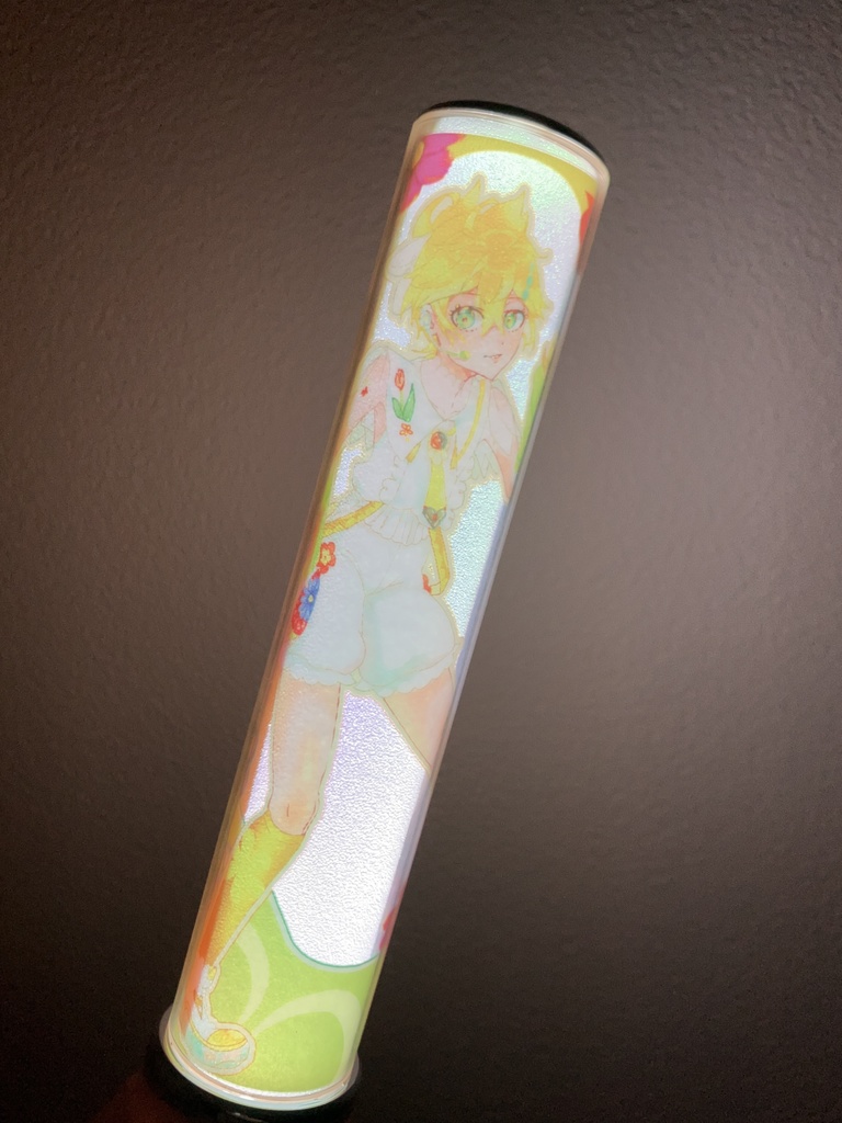 Blooming風創作衣装の鏡音レンくんミニクリアポスター(ペンライトフィルムにも)