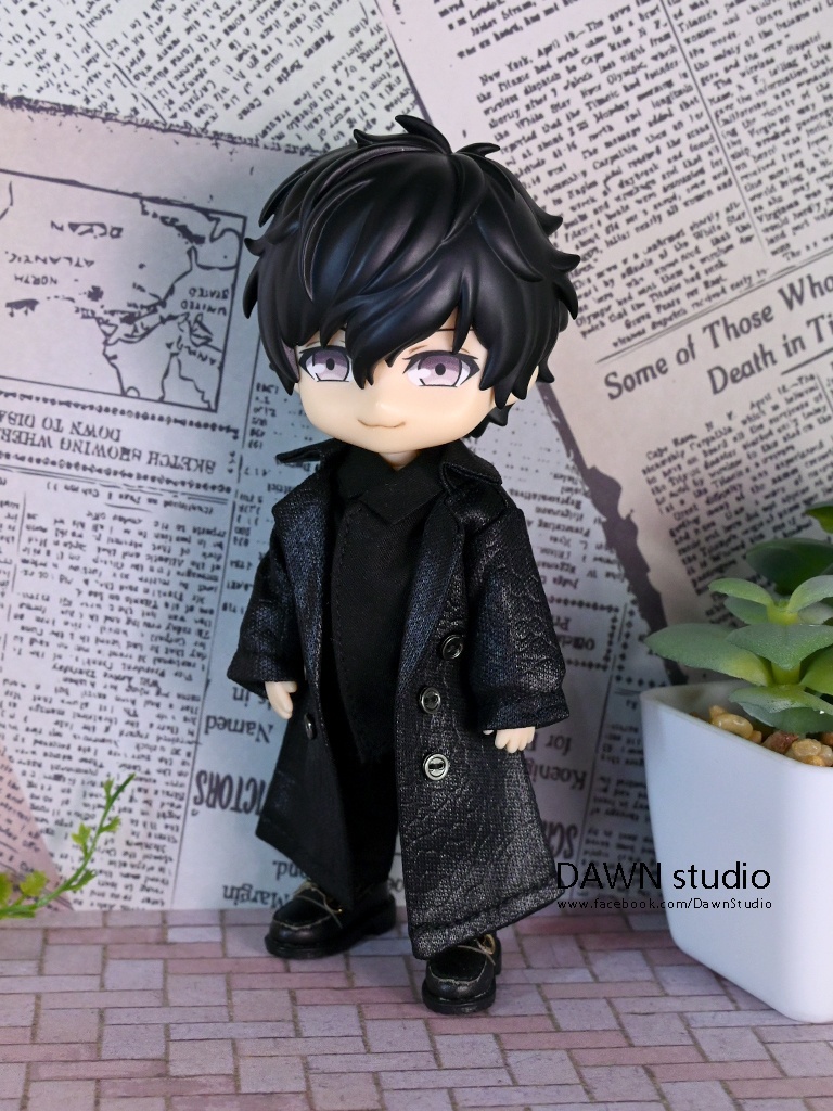 オビツ11 服 レザーコート