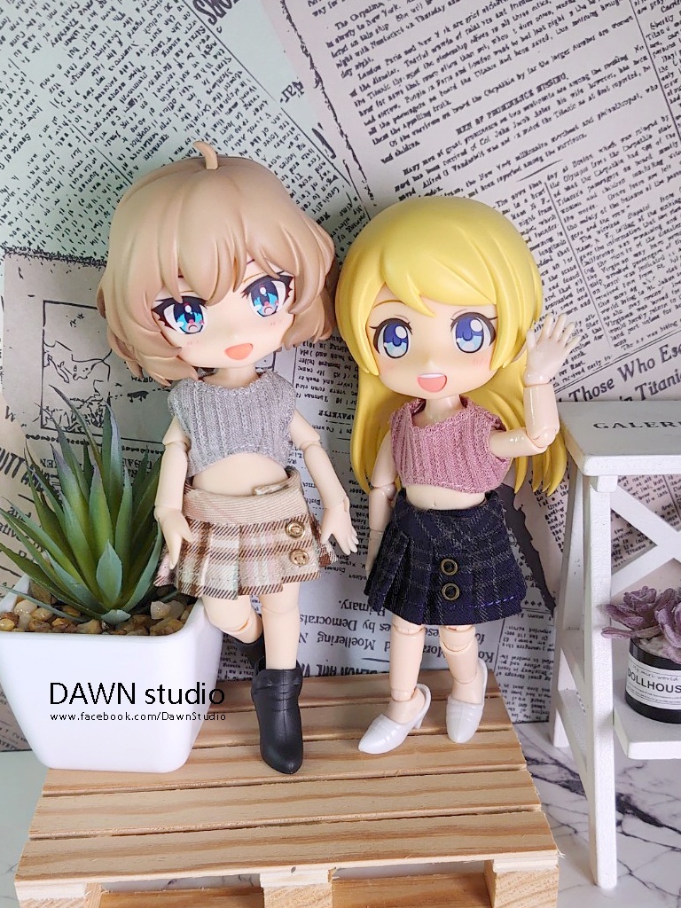 オビツ11 服 キルトスカート