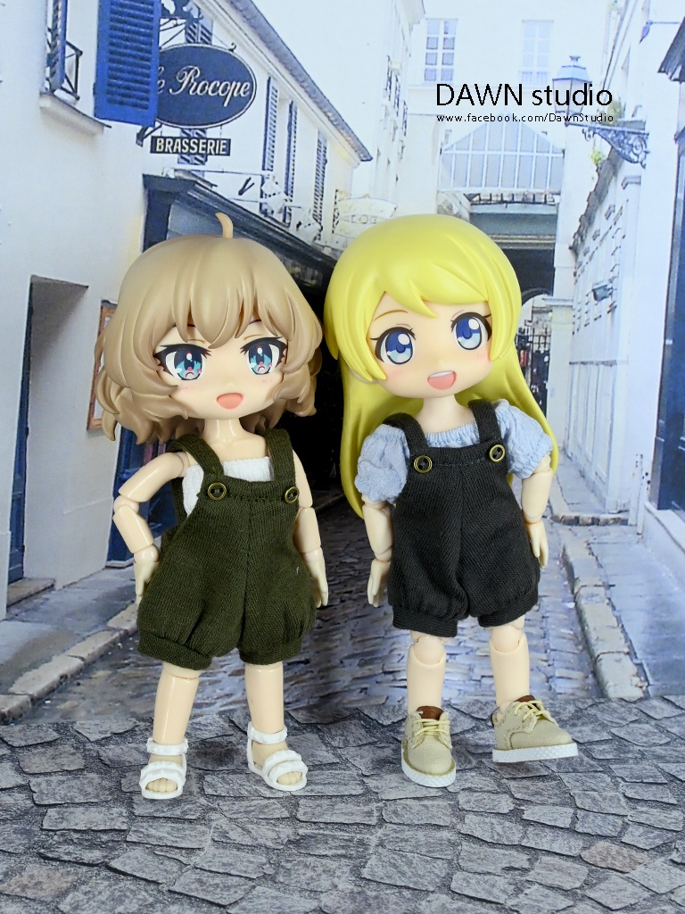 オビツ11 服 ショートサロペット