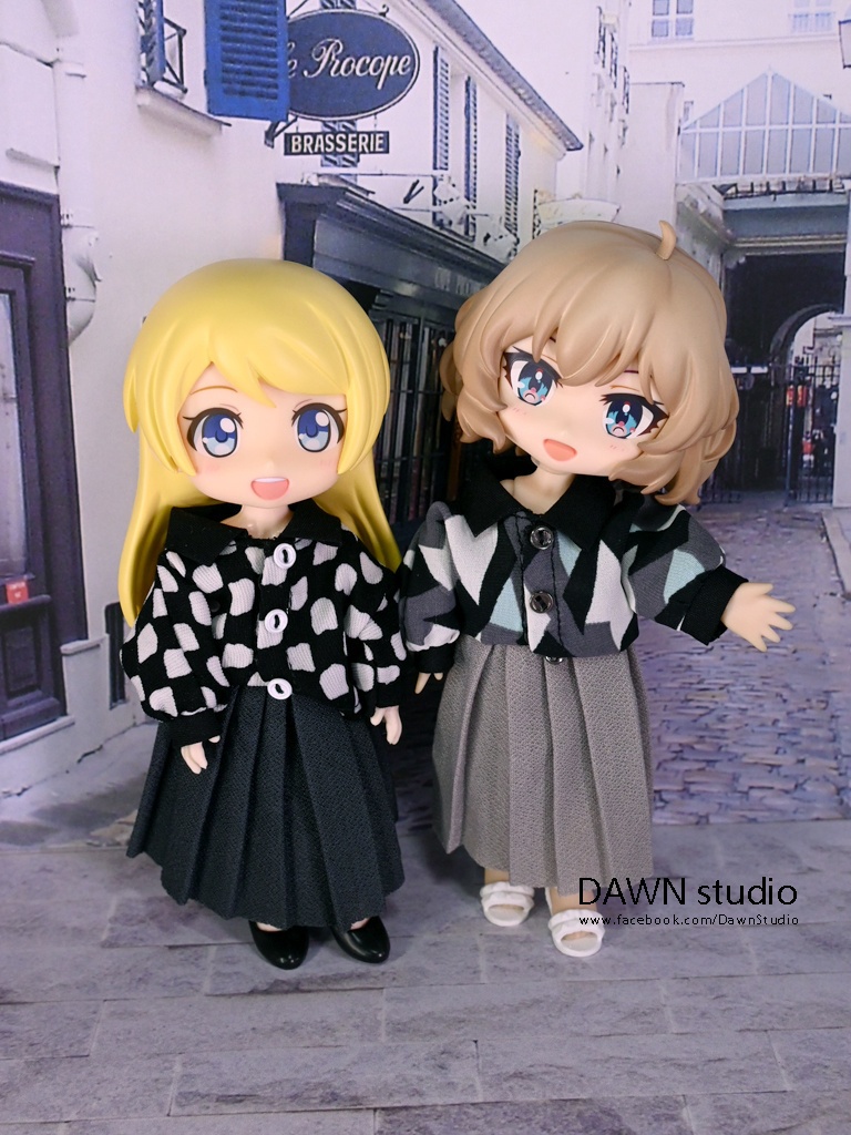 オビツ11 服 プリーツロングスカート