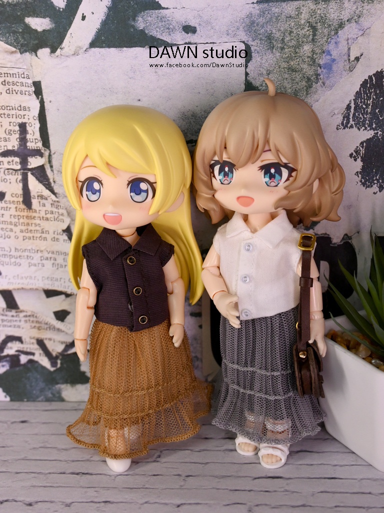 オビツ11 服 チュールスロングスカート