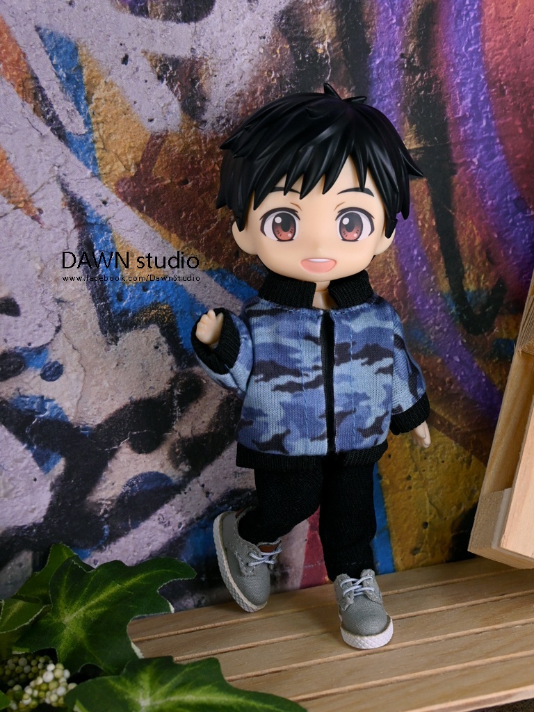 オビツ11 服 カモフラージュブルゾン