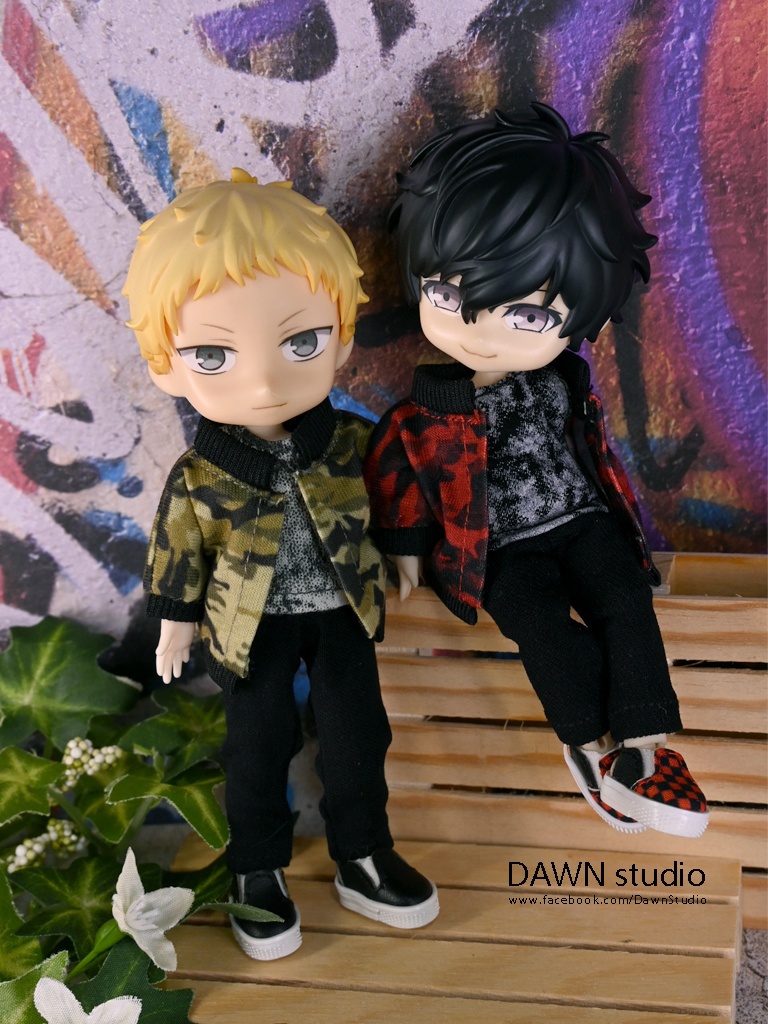 オビツ11 服 カモフラージュブルゾン