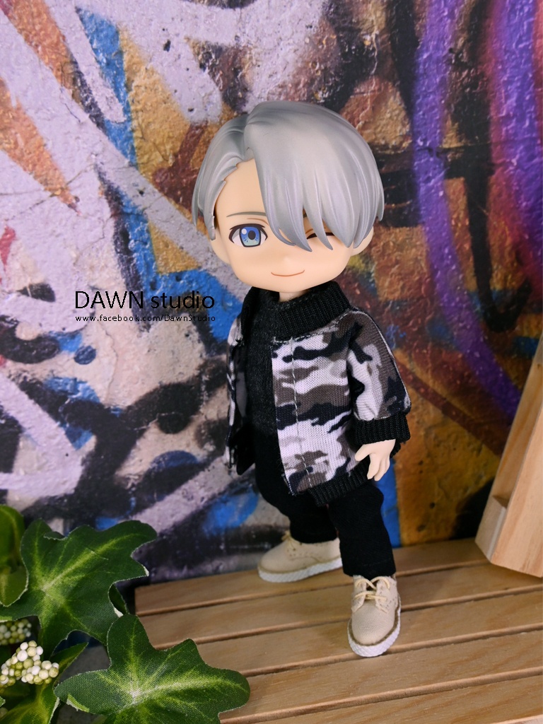 オビツ11 服 カモフラージュブルゾン