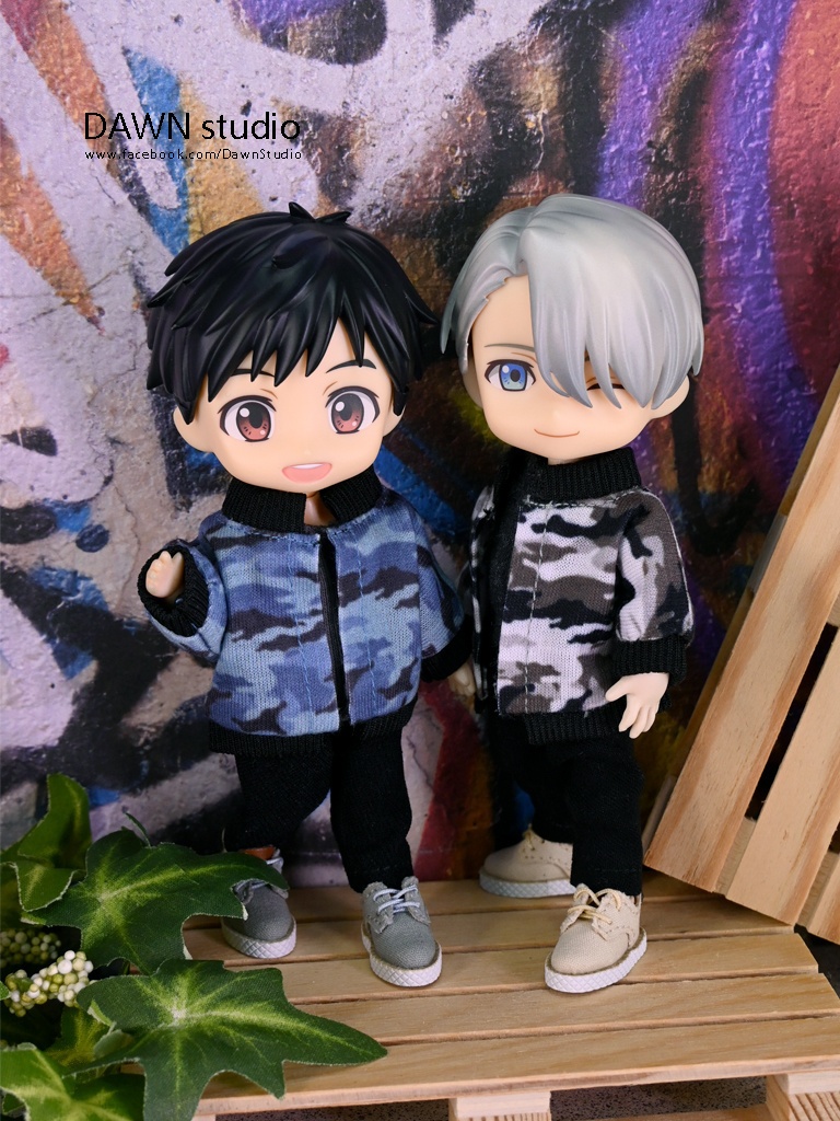 オビツ11 服 カモフラージュブルゾン