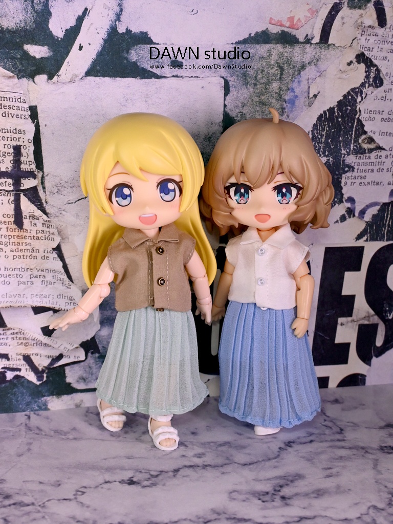 オビツ11 服 無地ノースリーブシャツ