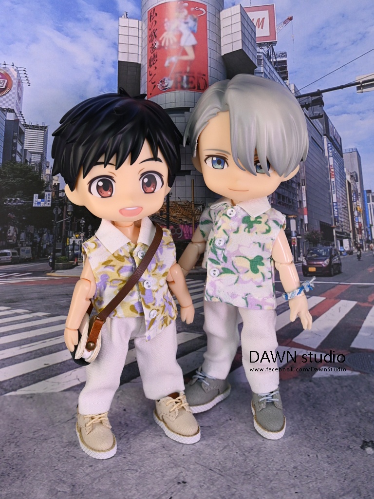 オビツ11 服 花柄ノースリーブシャツ