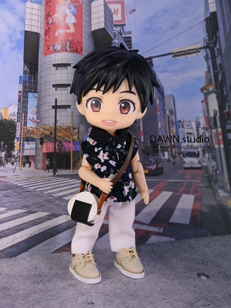 オビツ11 服 花柄ノースリーブシャツ