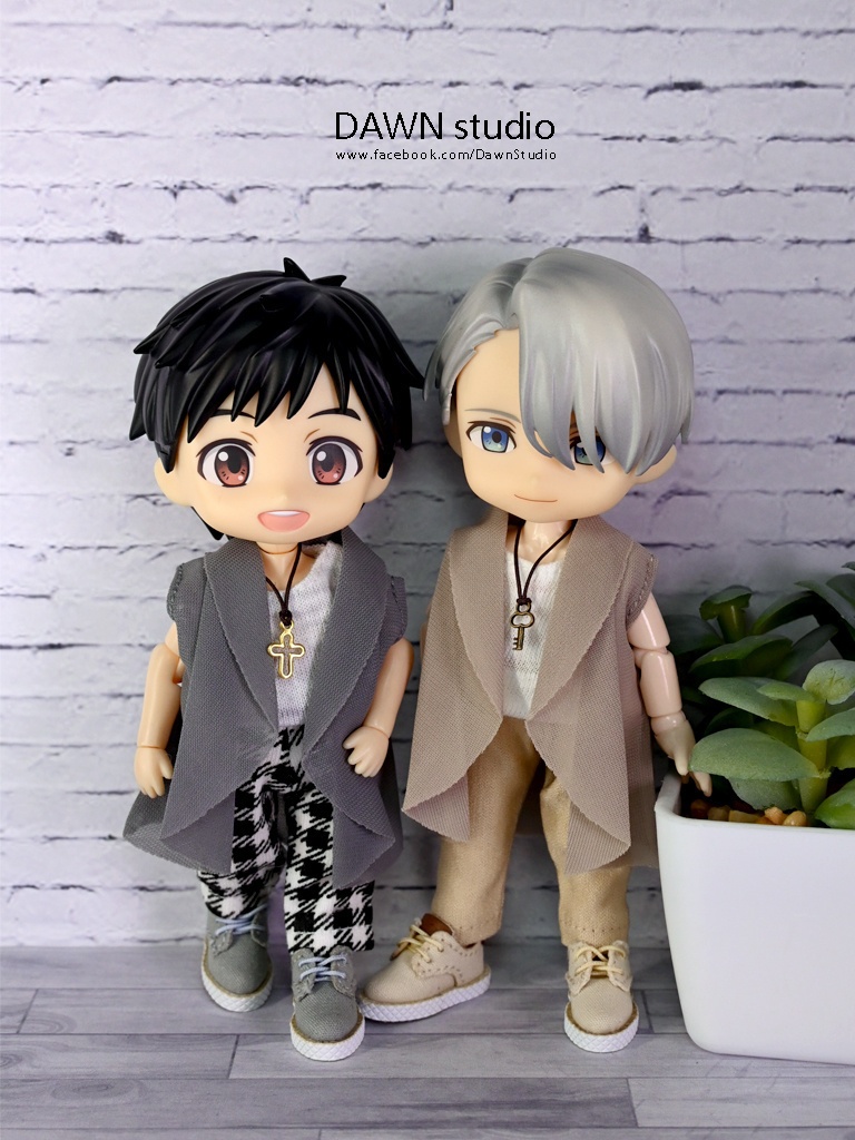 オビツ11 服 薄手ノースリーブウェーブカーディガン