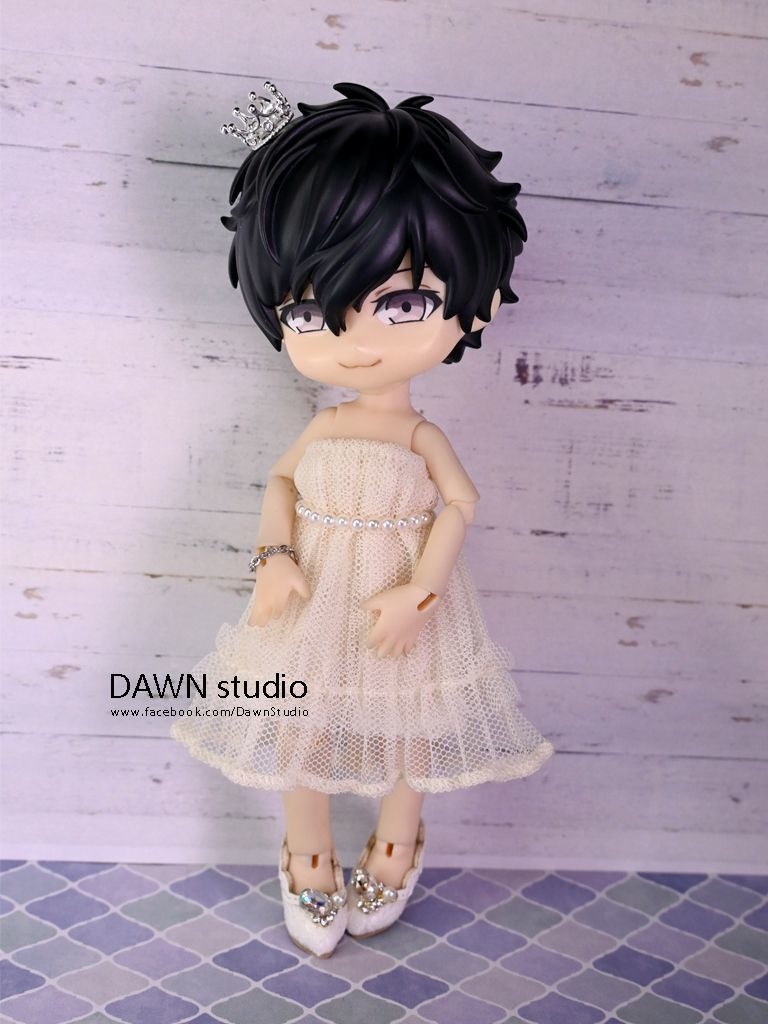 オビツ11 服 フリルチュールスロングスカート