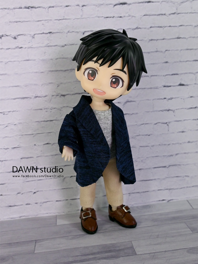 オビツ11 服 ウェーブニットカーディガン