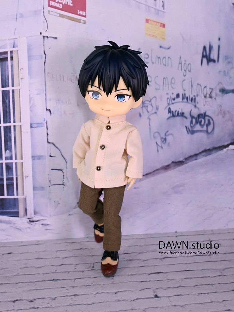 オビツ11 服 スタンドカラーシャツ