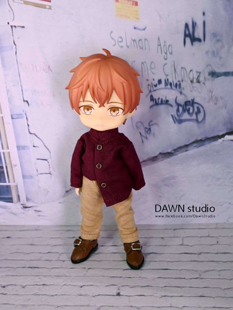 オビツ11 服 スタンドカラーシャツ