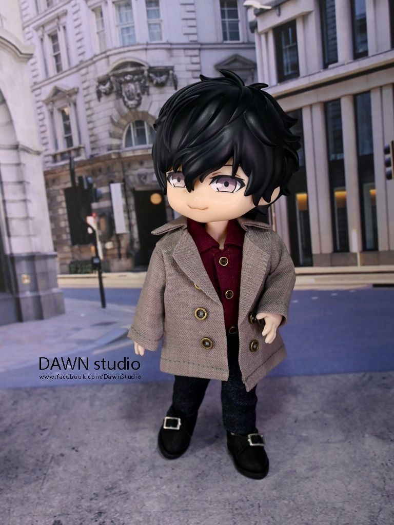 オビツ11 服 ショートトレンチコート