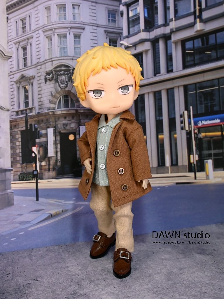 オビツ11 服 ショートトレンチコート