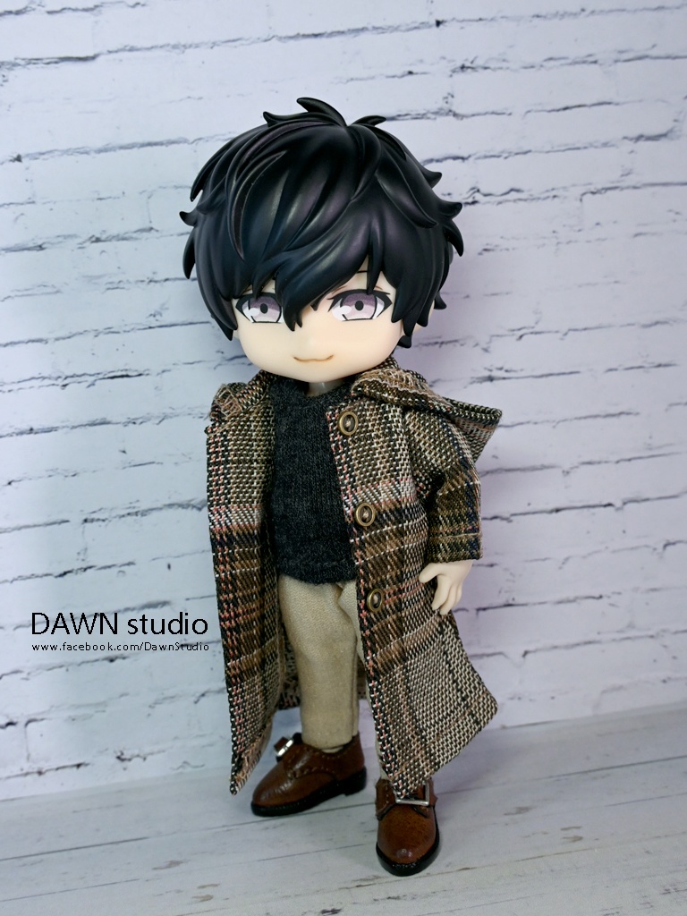 オビツ11 服 フード付きコート