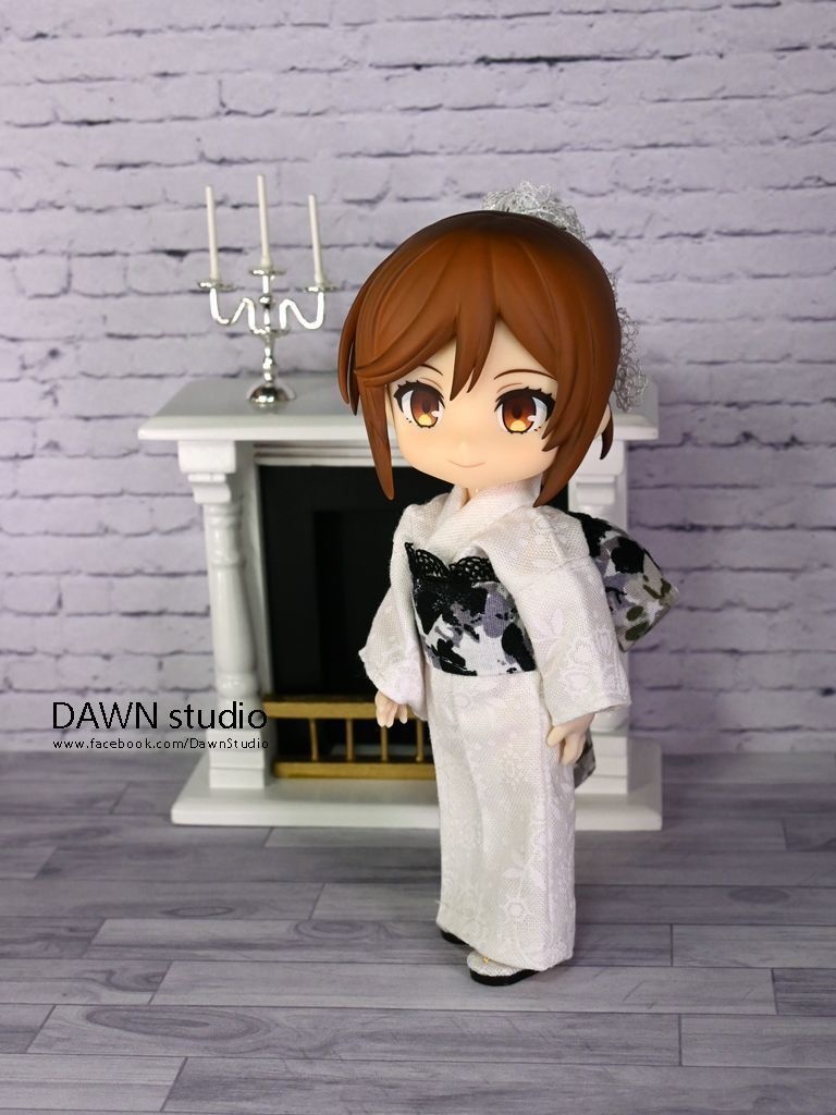 オビツ11 服 レース着物