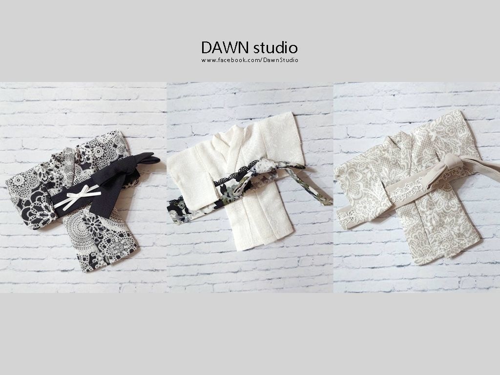 オビツ11 服 レース着物