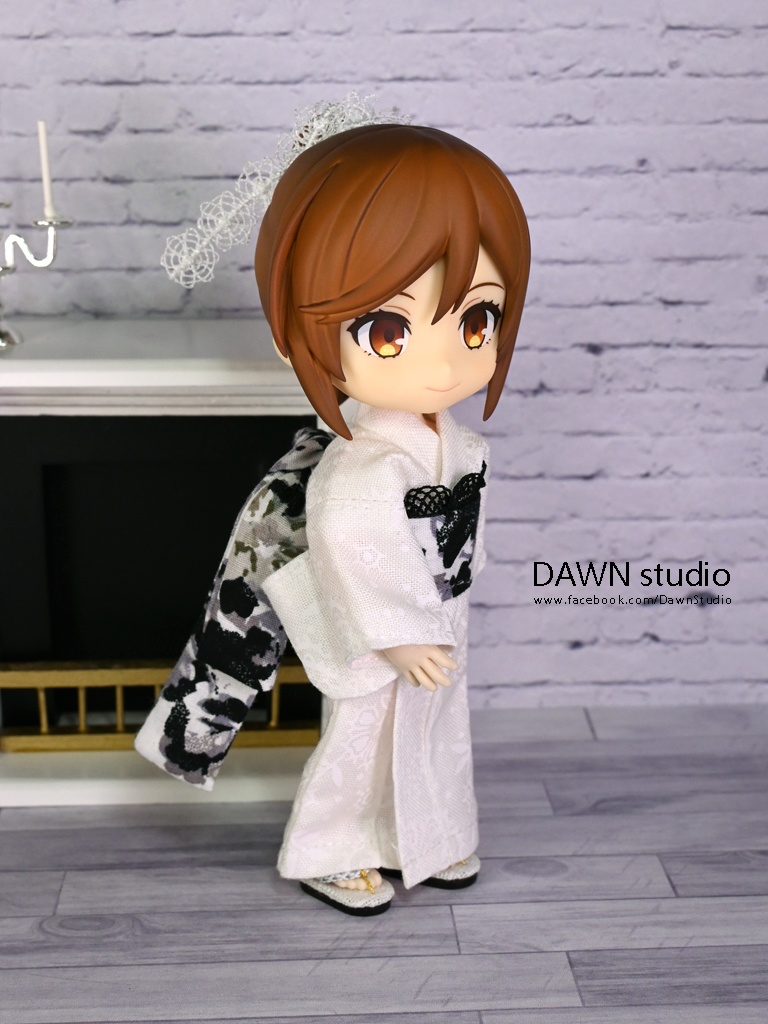 オビツ11 服 レース着物